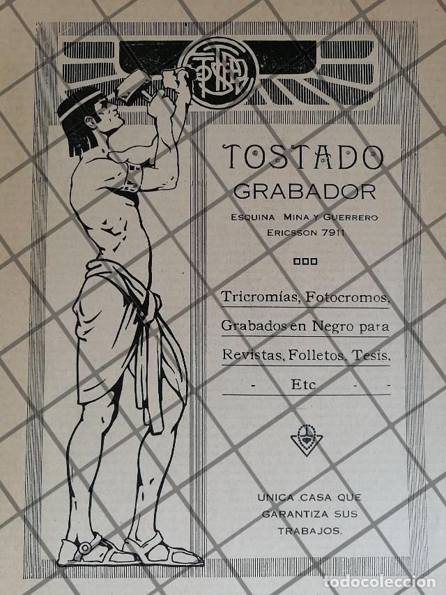 Poster collecting: PUBLICIDAD ANTIGUA ORIGINAL TOSTADO GRABADOR 1927 /995