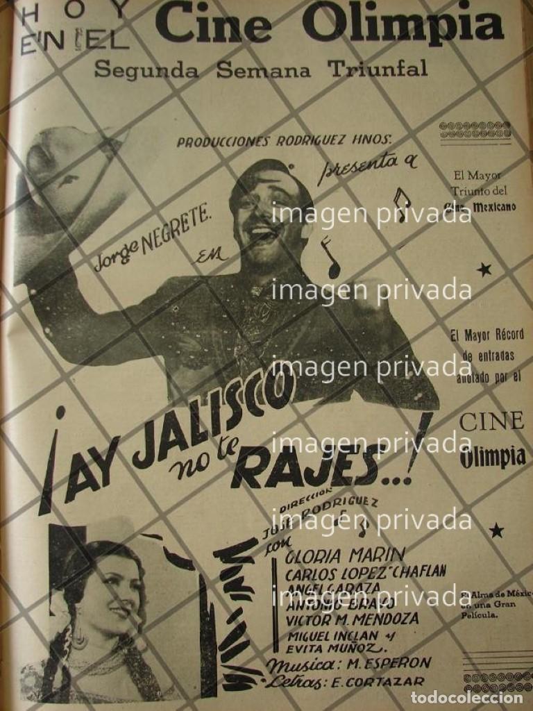 Poster collecting: CARTEL RETRO PELICULA. AY JALISCO NO TE RAJES 1941 -X