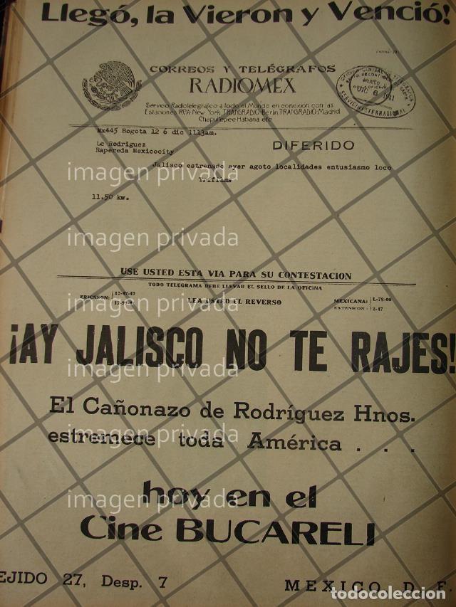 Poster collecting: CARTEL RETRO PELICULA. AY JALISCO NO TE RAJES 1941 11
