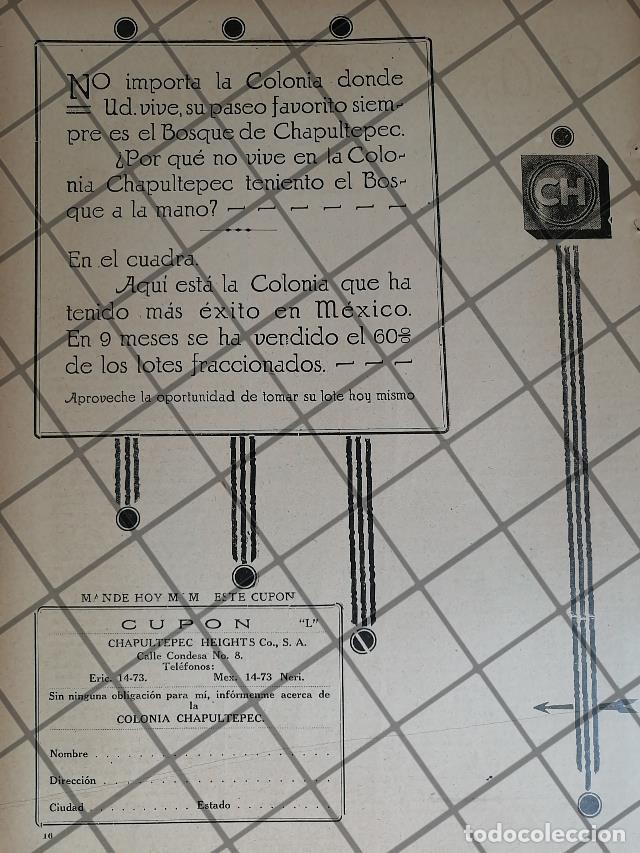 Poster collecting: CARTEL ANTIGUO COLONIA CHAPULTEPEC HEIGTHS 1926 /1026