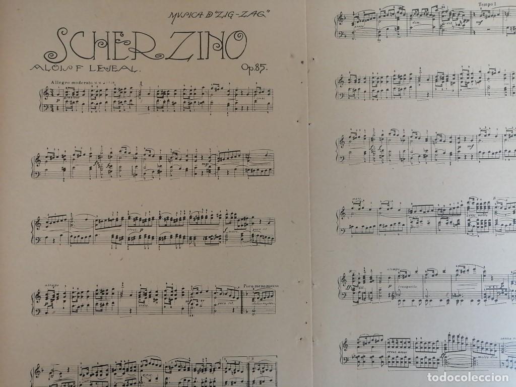 Poster collecting: PARTITURA ANTIGUA SCHERZINO, ALOISE F. LEJEAL 1920