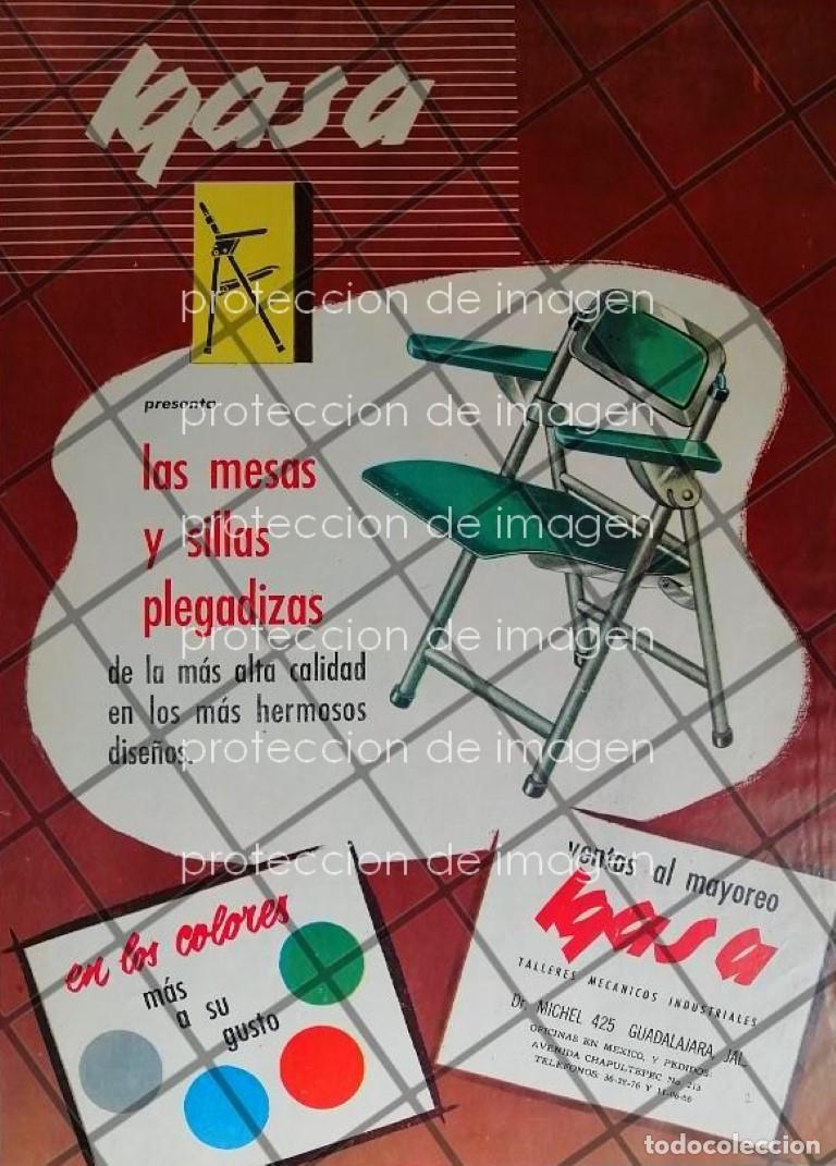 Poster collecting: CARTEL PUBLICITARIO RETRO SILLAS IGA (IGASA) 1959
