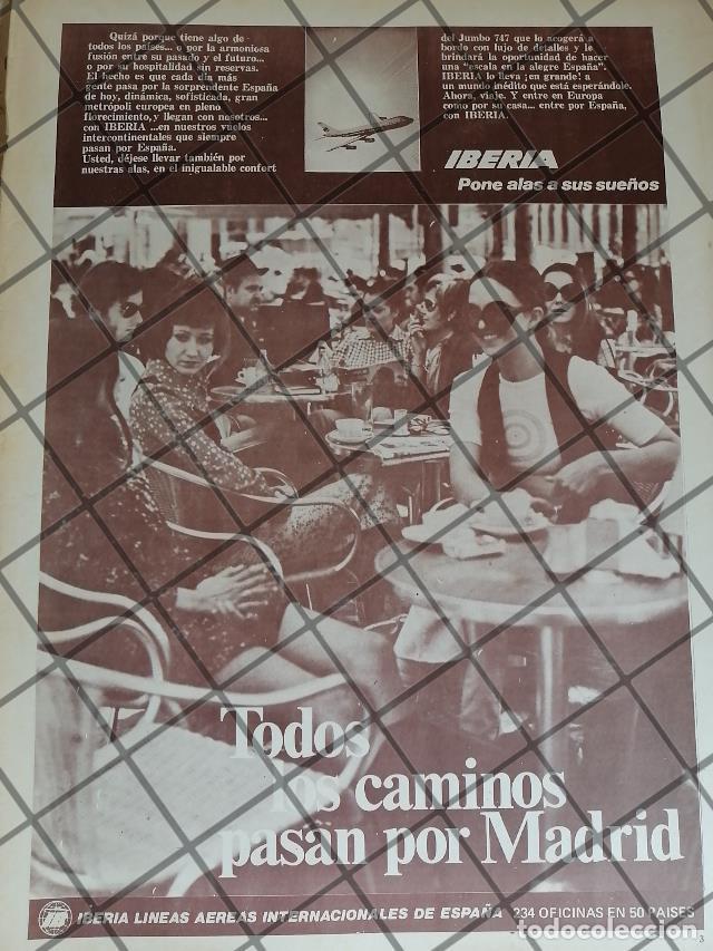Sammeln von Plakaten: CARTEL PUBLICITARIO RETRO AEROLINEA IBERIA 1970 1085