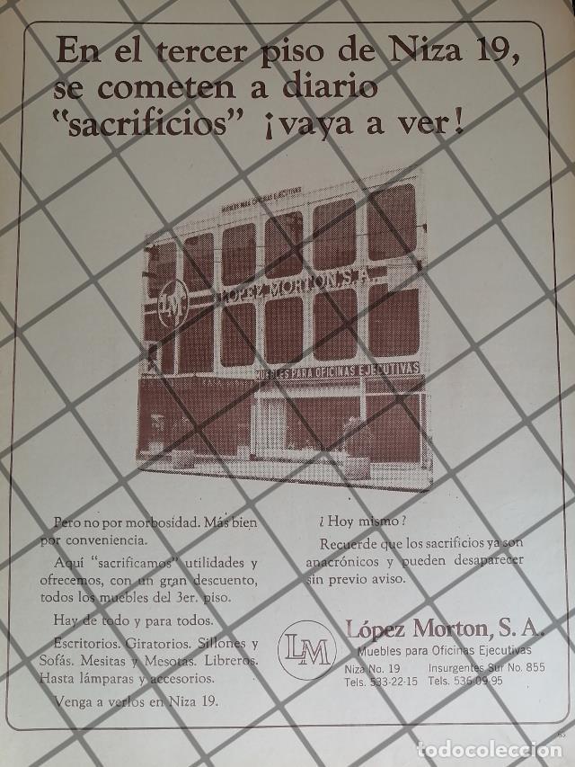 Sammeln von Plakaten: CARTEL ANTIGUO MUEBLERIA LOPEZ MORTON 1970 1079