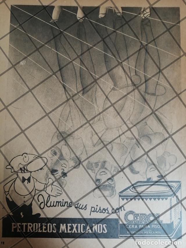 Sammeln von Plakaten: CARTEL ANTIGUO CEROL. PETROLEOS MEXICANOS PEMEX 1940s