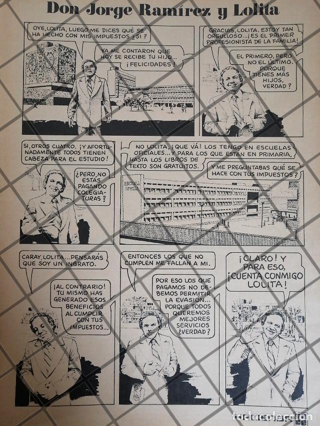 Sammeln von Plakaten: AFICHE RETRO DE GOBIERNO. LOLITA Y S.H.C.P. HACIENDA 1979