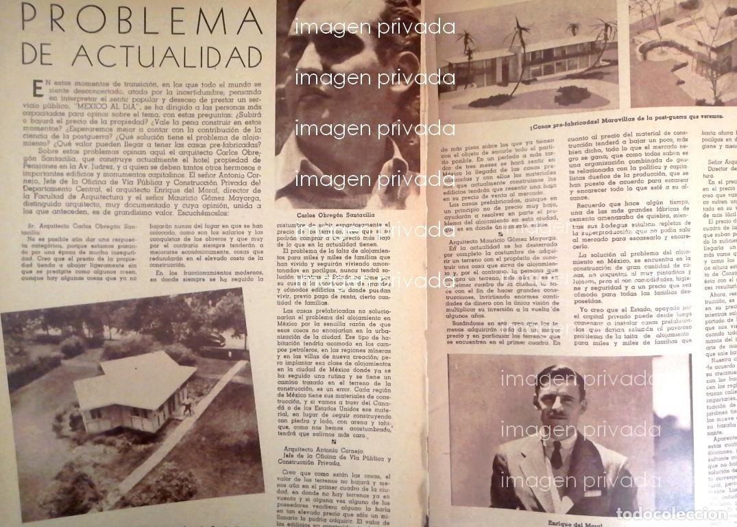 Coleccionismo de carteles: AFICHE ANTIGUO CARLOS OBREGON SANTACILIA / ENRIQUE DEL MORAL 1945