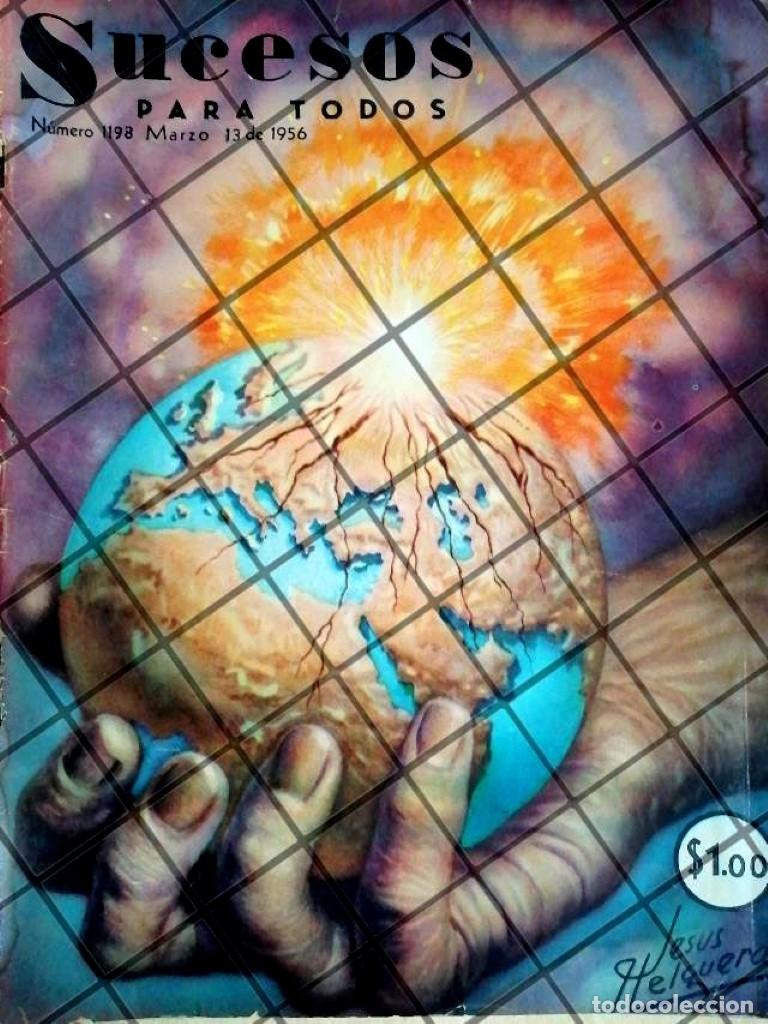 Coleccionismo de carteles: PORTADA ANTIGUA ARTISTICA DE JESUS HELGUERA 1956 MUNDO