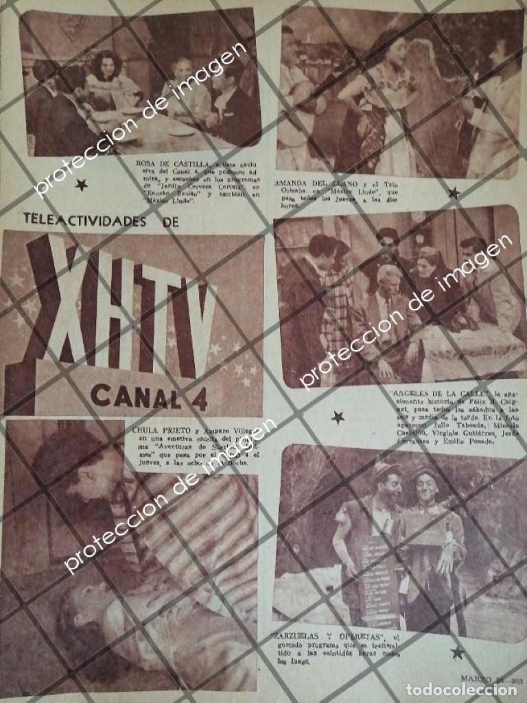 Coleccionismo de carteles: AFICHE ANTIGUO NACE LA TELEVISORA XHTV 1953