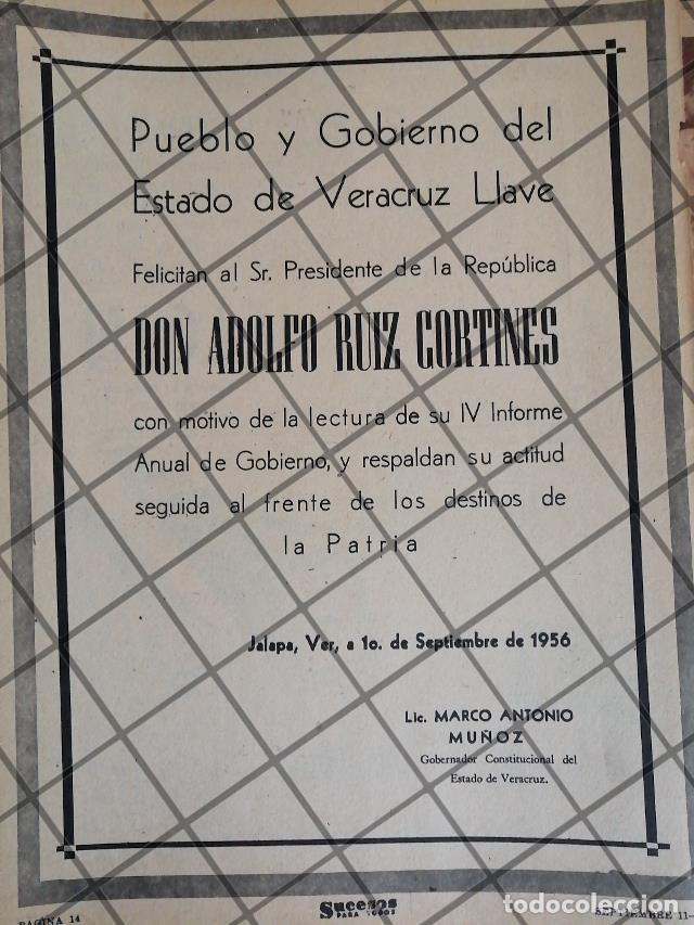 Sammeln von Plakaten: AFICHE POLITICO RETRO VERACRUZ FELICITA A RUIZ CORTINES 1953
