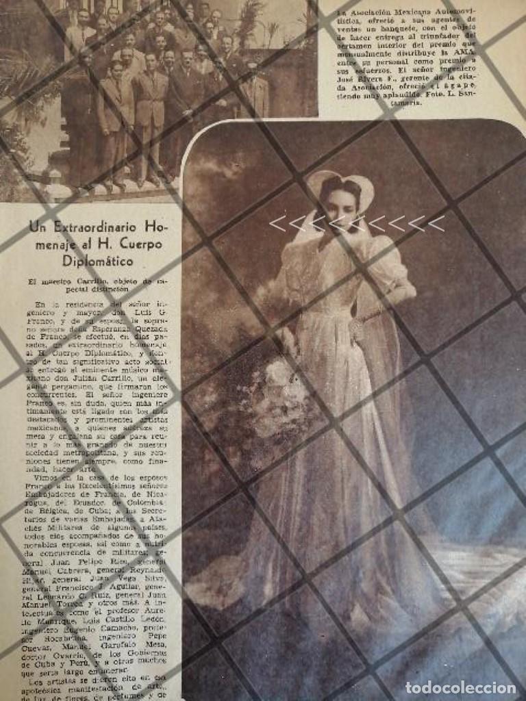 Collezionismo di affissi: AFICHE ANTIGUO BODA DE SOFIA OCHOATEGUI ROLDAN Y MAS 1936