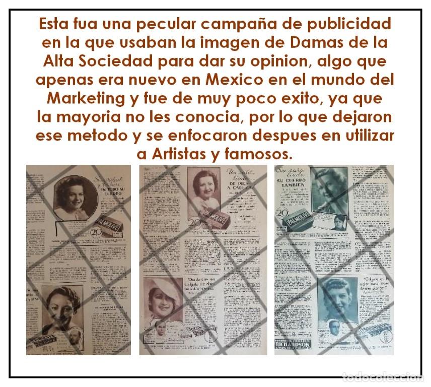 Collezionismo di affissi: 3 CARTELES PUBLICITARIOS ANTIGUOS PALMOLIVE Y COLGATE 1934