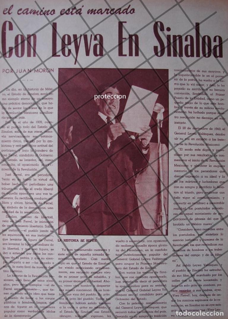 Collezionismo di affissi: AFICHE ANTIGUO. GABRIEL LEYVA VELAZQUEZ 1956