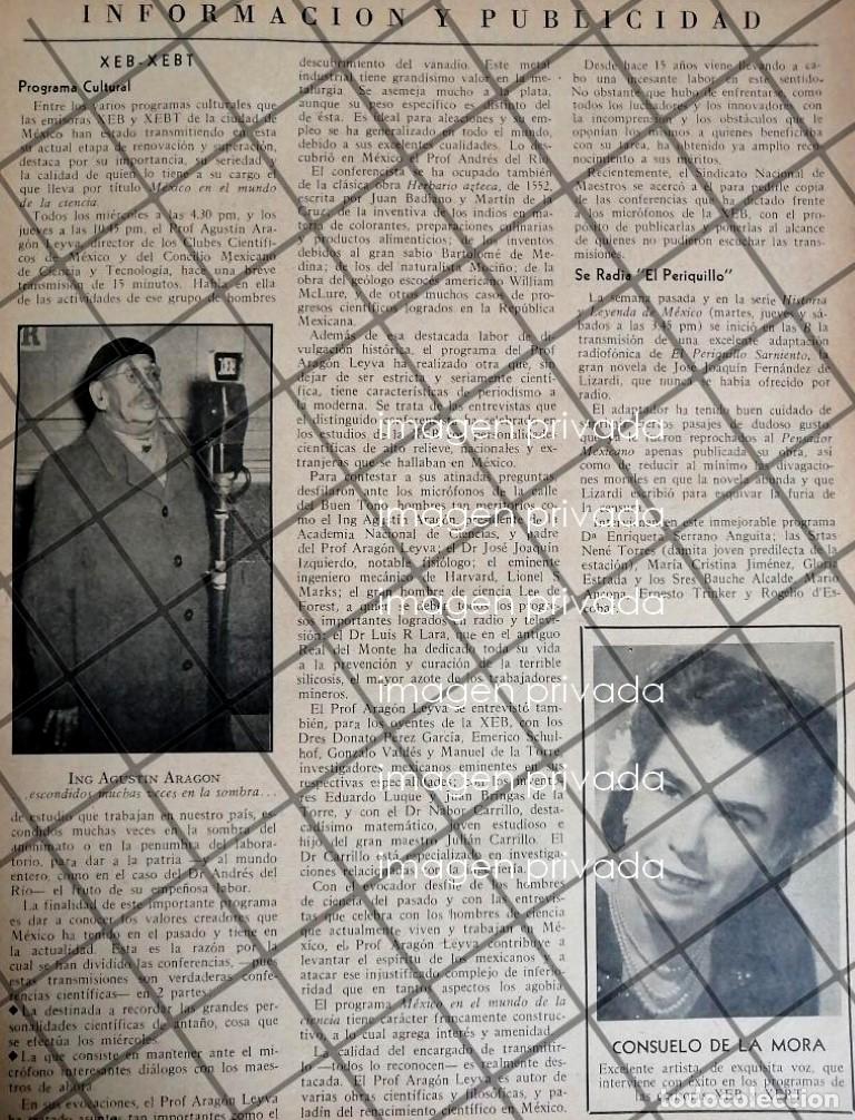 Collezionismo di affissi: AFICHE RETRO. ARTISTAS DE RADIO DIFUSORA XEB Y XEBT M 1945