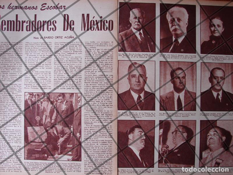 Collezionismo di affissi: AFICHE ANTIGUO LOS HERMANOS ESCOBAR 1956 CD. JUAREZ