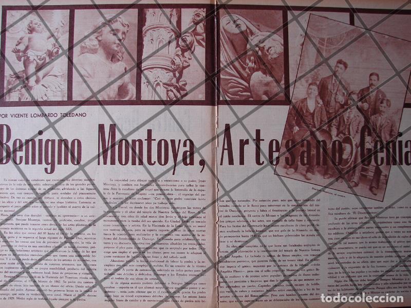 Collectionnisme d'affiches: AFICHE RETRO. ESCULTOR BENIGNO MONTOYA 1956 LOMBARDO TOLEDANO