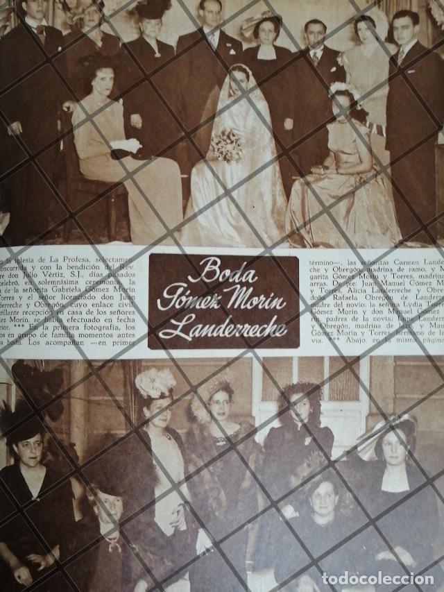 Sammeln von Plakaten: AFICHE ANTIGUO BODA DE GABRIELA GOMEZ MORIN 1948