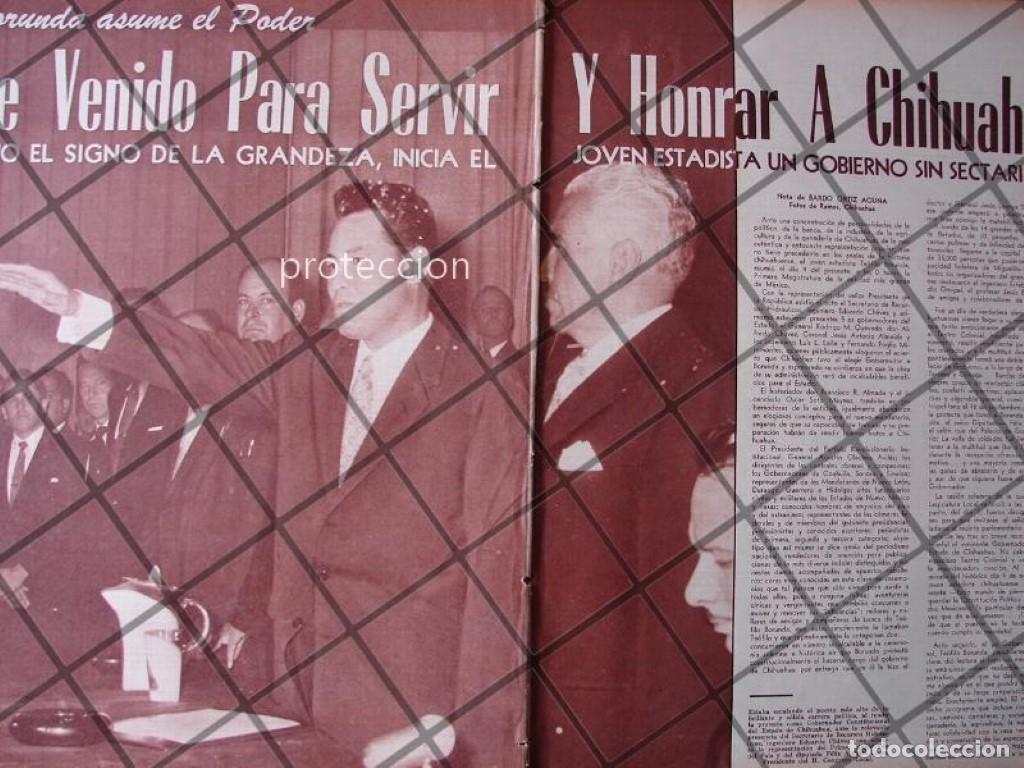 Sammeln von Plakaten: AFICHE RETRO TEOFILO BORUNDA ASUME COMO GOBERNADOR 1956