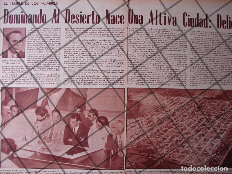 Sammeln von Plakaten: AFICHE RETRO RENACE CIUDAD DELICIAS CHIHUAHUA 1956