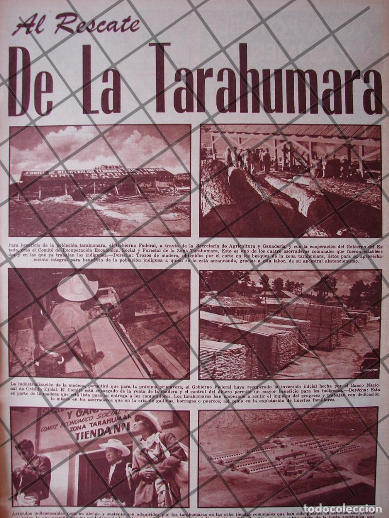Sammeln von Plakaten: AFICHE RETRO RESCATE DE LA ZONA TARAHUMARA 1956