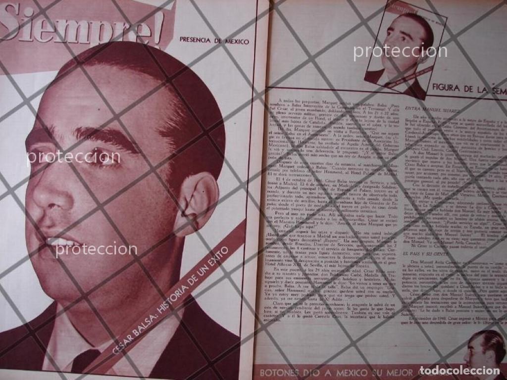 Poster collecting: AFICHE RETRO CESAR BALSA CORRALERO 1956