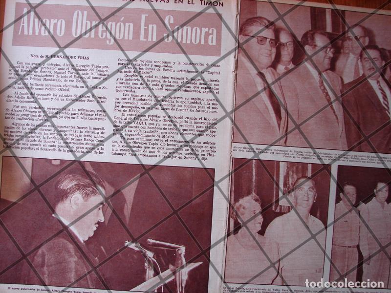 Poster collecting: AFICHE ANTIGUO. ALVARO OBREGON TAPIA 1955 SONORA