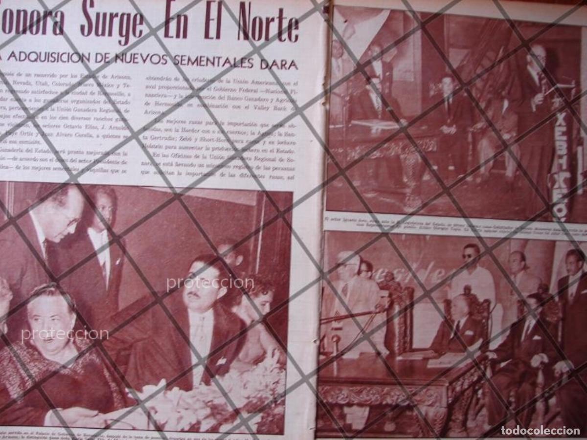 Poster collecting: AFICHE ANTIGUO. ALVARO OBREGON TAPIA 1955 SONORA -2