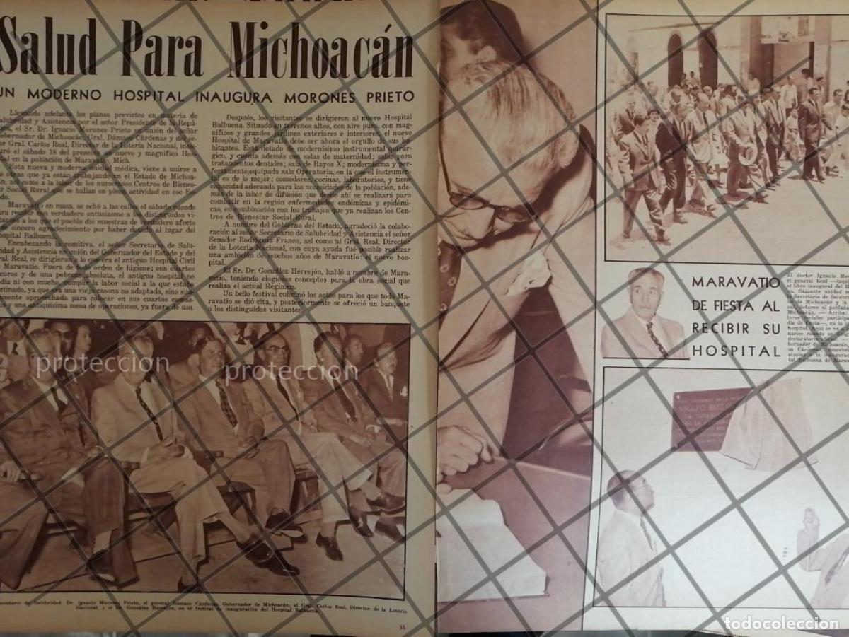 Poster collecting: AFICHE RETRO. INAUGURAN CLINICA 50 IMSS MARAVATIO, 1955