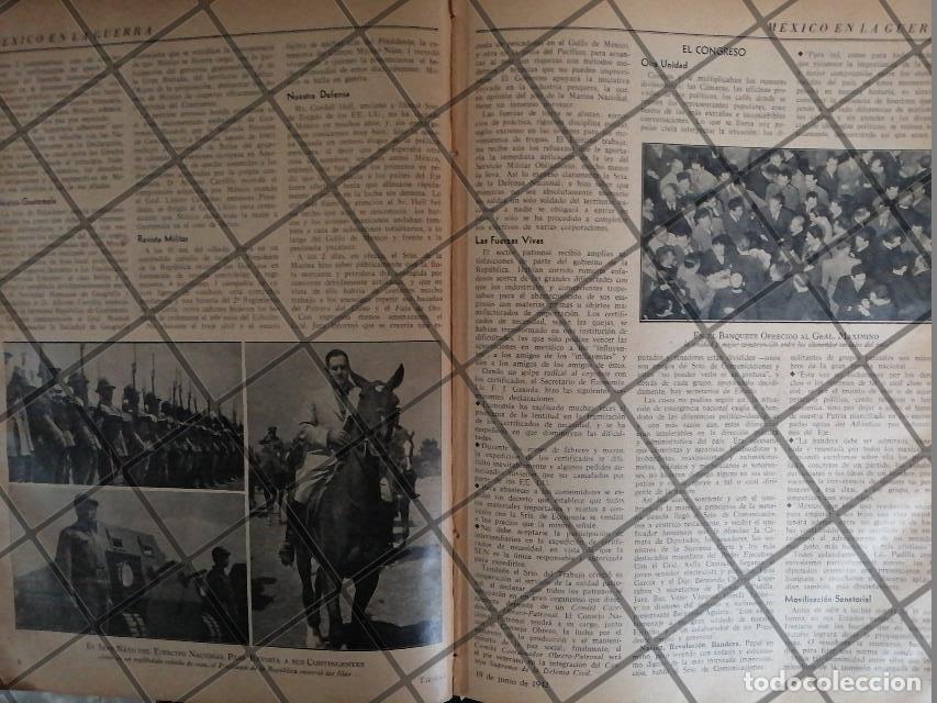 Poster collecting: AFICHE RETRO MEXICO EN GUERRA. MAXIMINO AVILA CAMACHO 1942