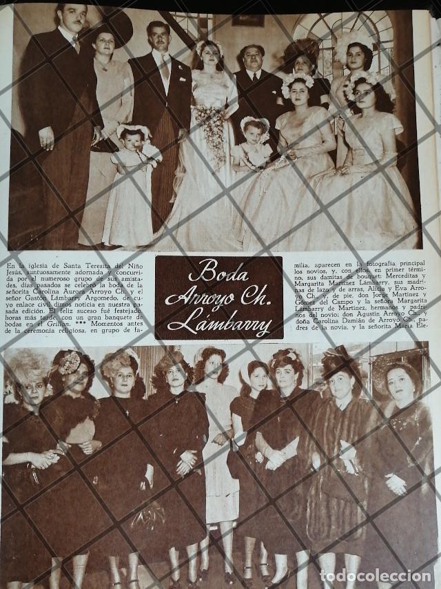 Collezionismo di affissi: AFICHE RETRO BODA LAMBARRY ARROYO 1948