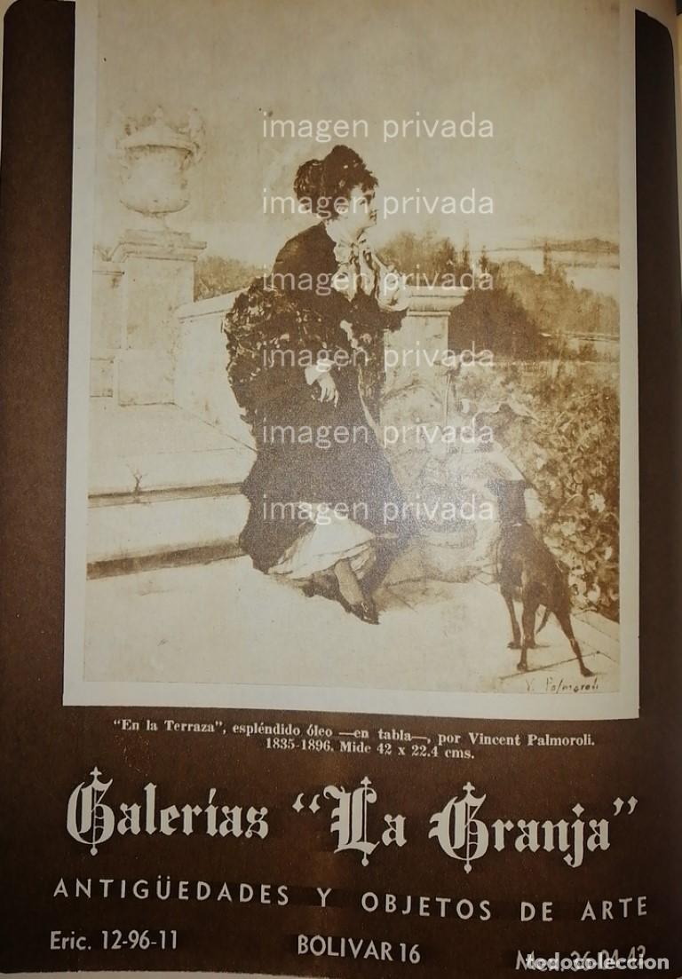 Collezionismo di affissi: CARTEL ANTIGUO GALERIAS DE ARTE LA GRANJA 1948 -2