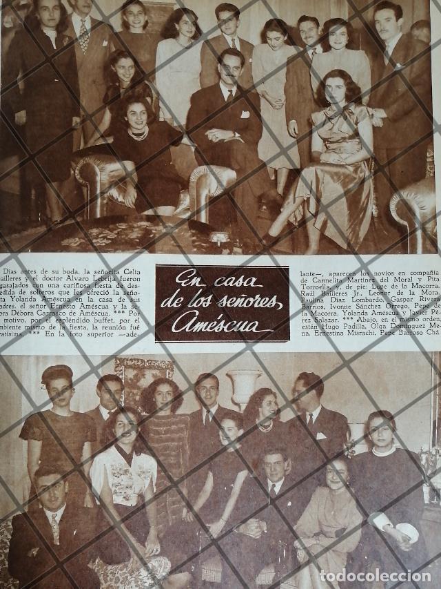 Collezionismo di affissi: AFICHE RETRO FIESTA CASA AMESCUA CARRASCO 1948