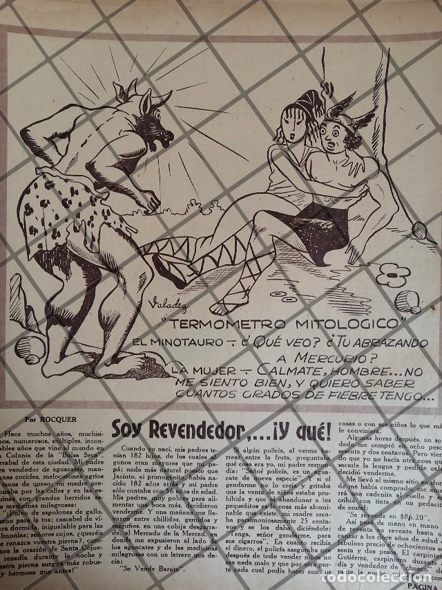Poster collecting: CARICATURA RETRO. 1946 POR: VALADEZ -2