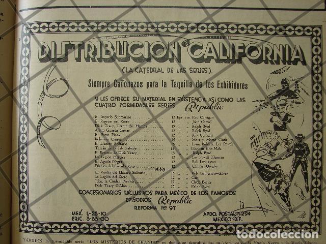 Poster collecting: CARTEL ANTIGUO ESTRENO DISTRIBUCION CALIFORNIA S.A 1941
