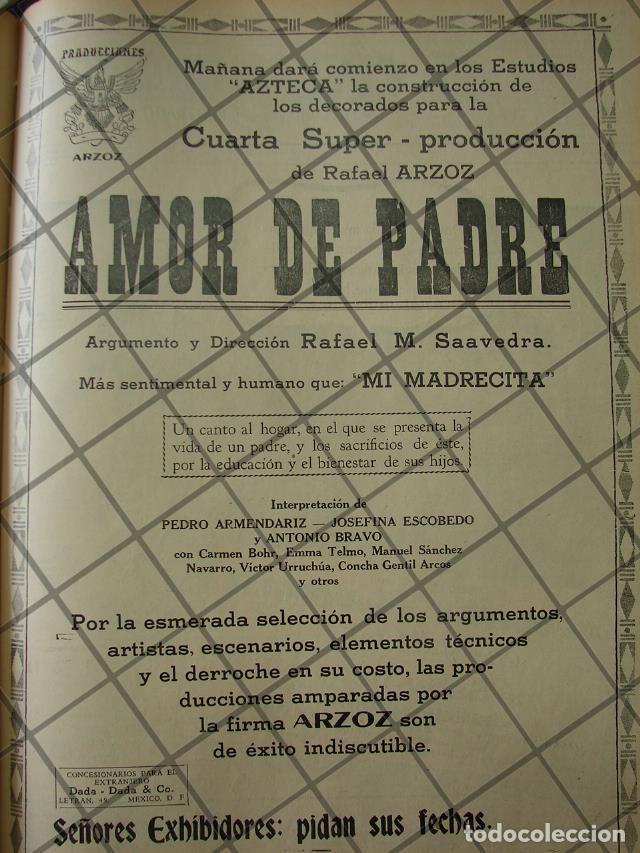 Poster collecting: RARISIMO AFICHE ANTIGUO INICIAN PELICULA AMOR DE PADRE 1941 3