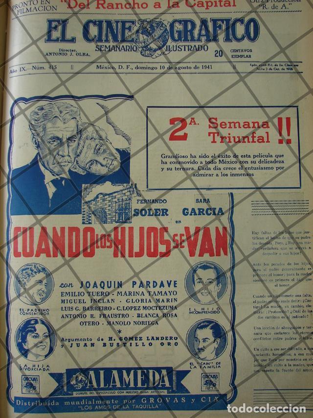 Poster collecting: CARTEL ANTIGUO ESTRENO PELICULA CUANDO LOS HIJOS SE VAN /3