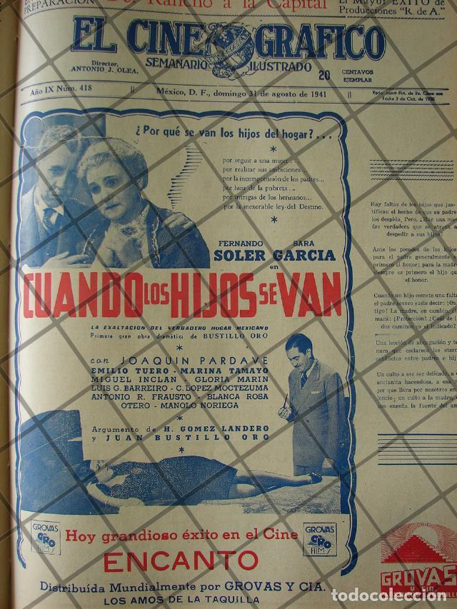 Poster collecting: CARTEL ANTIGUO PELICULA CUANDO LOS HIJOS SE VAN 1941 5