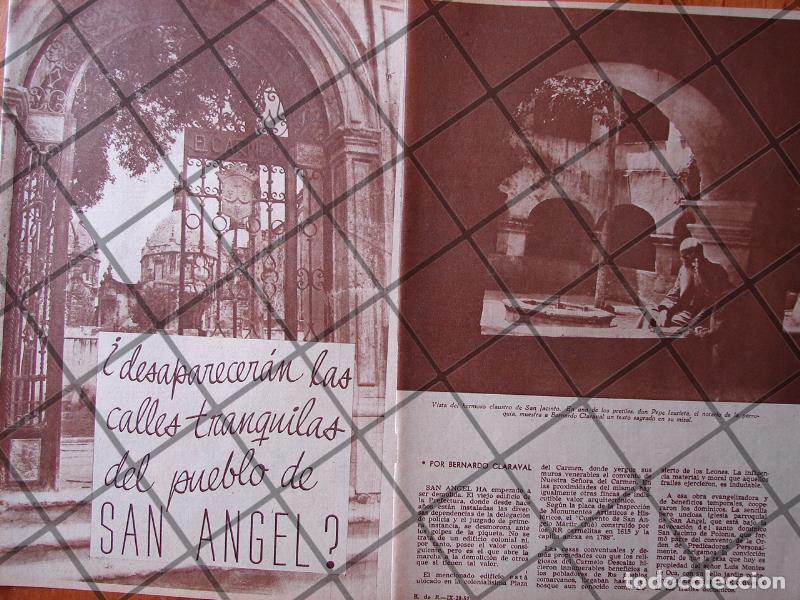 Poster collecting: AFICHE ANTIGUO. LA COLONIA SAN ANGEL. D.F 1937