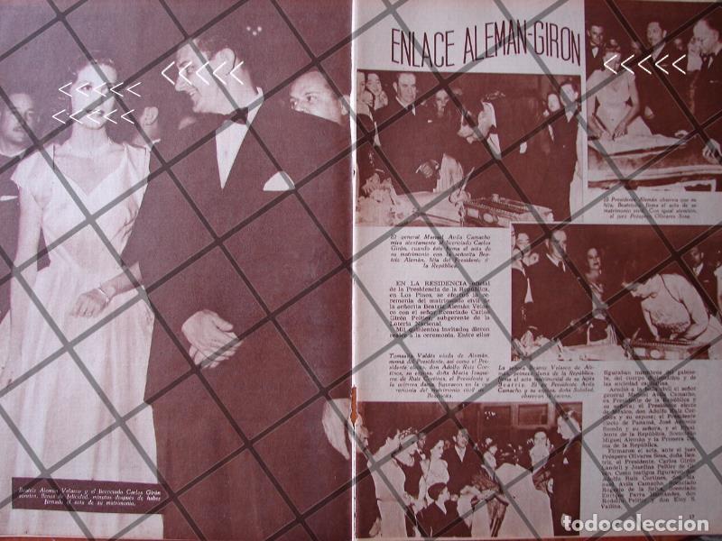 Poster collecting: AFICHE ANTIGUO. BODA. BEATRIZ ALEMAN VELASCO 1952
