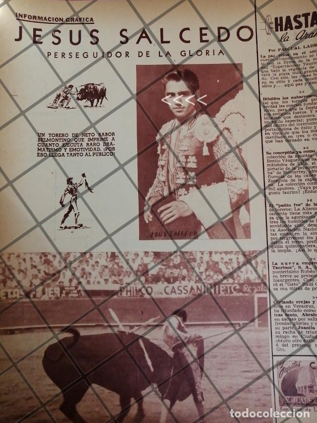 Collectionnisme d'affiches: AFICHE ANTIGUO INICIOS DEL TORERO JESUS SALCEDO 1954