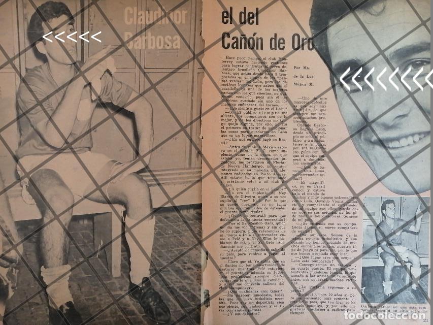 Collectionnisme d'affiches: AFICHE RETRO FUTBOLISTA CLAUDINOR BARBOSA 1963