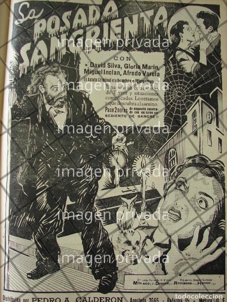 Collectionnisme d'affiches: CARTEL RETRO. PELICULA LA POSADA SANGRIENTA 1941