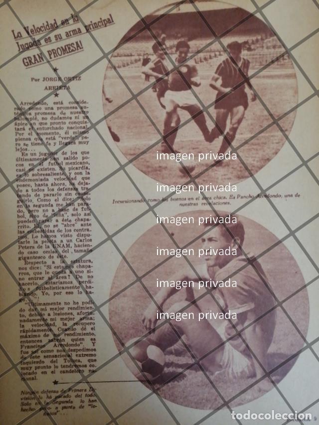 Collectionnisme d'affiches: AFICHE RETRO FUTBOLISTA PANCHO ARREDONDO 1963