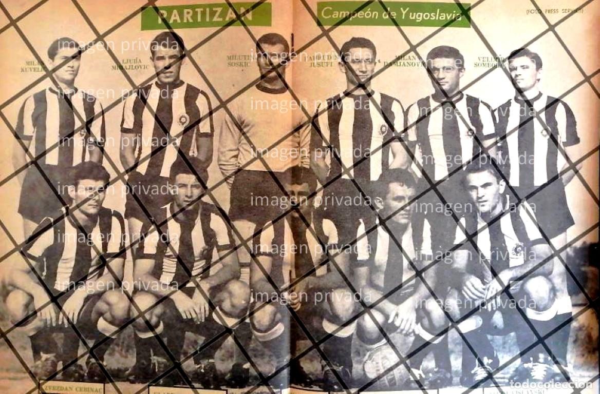 Collectionnisme d'affiches: AFICHE RETRO CLUB DE FUTBOL PARTIZAN EN MEXICO 1963