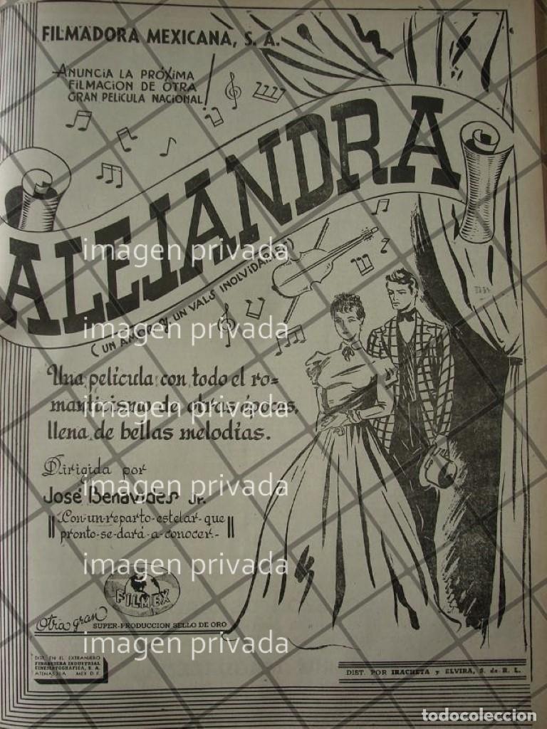 Collectionnisme d'affiches: CARTEL RETRO INICIA FILMACION DE PELICULA ALEJANDRA 1941