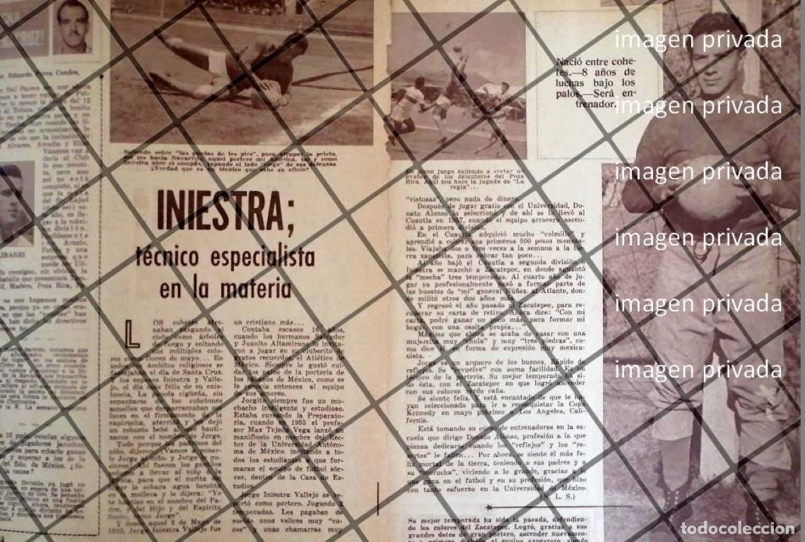 Collectionnisme d'affiches: AFICHE RETRO FUTBOLISTA JORGE INIESTRA VALLEJO 1963