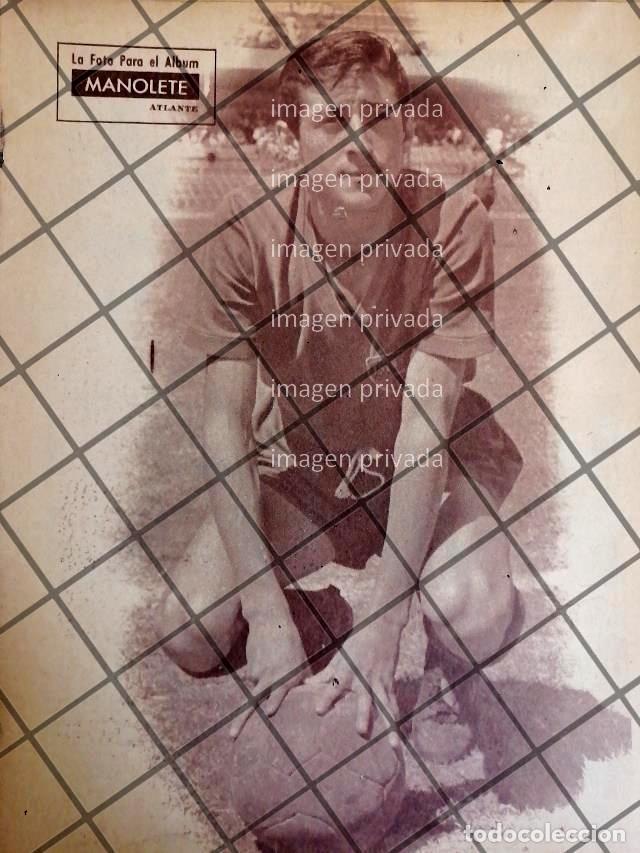 Collectionnisme d'affiches: AFICHE RETRO FUTBOLISTA BERNARDO HERNANDEZ MANOLETE 1963