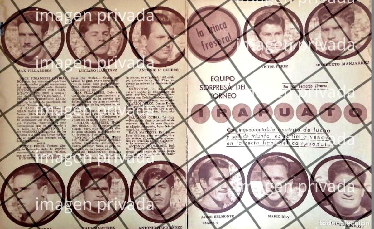 Collectionnisme d'affiches: AFICHE RETRO CLUB DE FUTBOL IRAPUATO 1963 /RARO