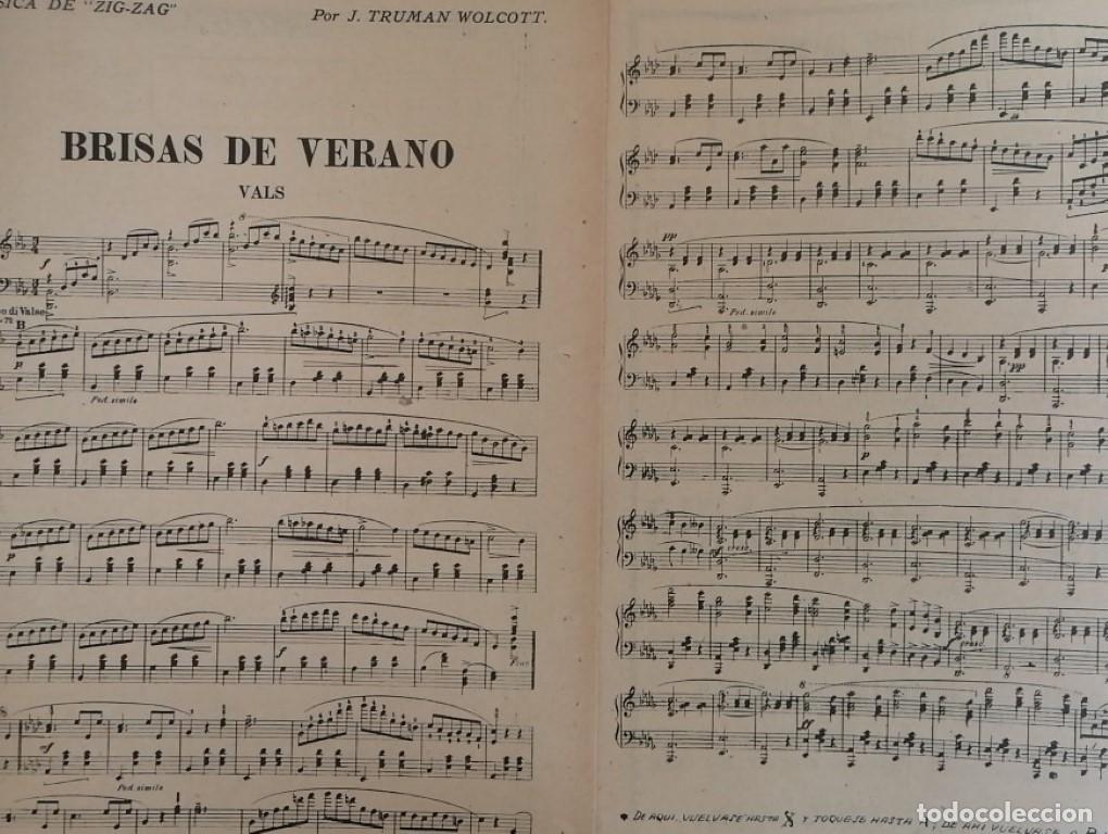 Collectionnisme d'affiches: PARTITURA ANTIGUA. TRUMAN WOLCOTT 1920 BRISAS DE VERANO