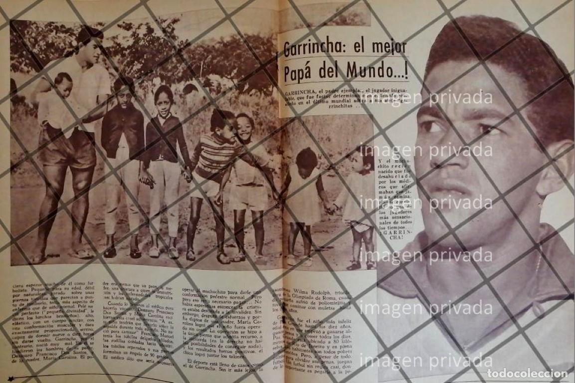 Collectionnisme d'affiches: AFICHE RETRO FUTBOLISTA MANUEL DOS SANTOS GARRINCHA 1963